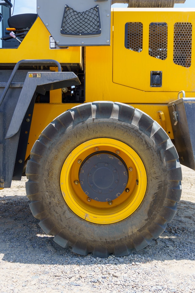 Yellow heavy duty vehicle in Abuja